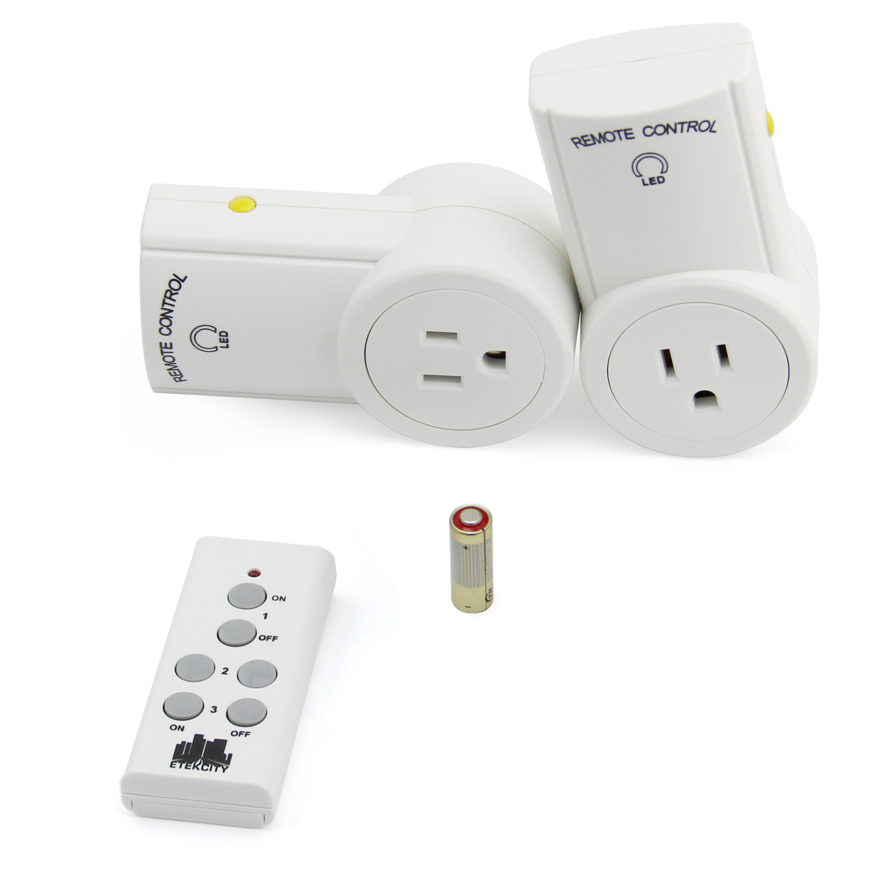 1,2,3,5 Pack Wireless Remote Control Light Switch Outlet Plug Socket W