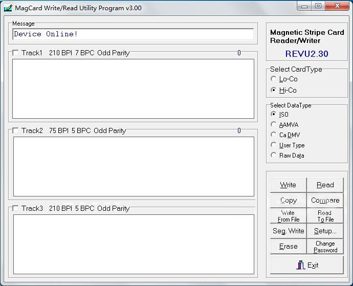 Encoding Magnetic Stripe Cards Software