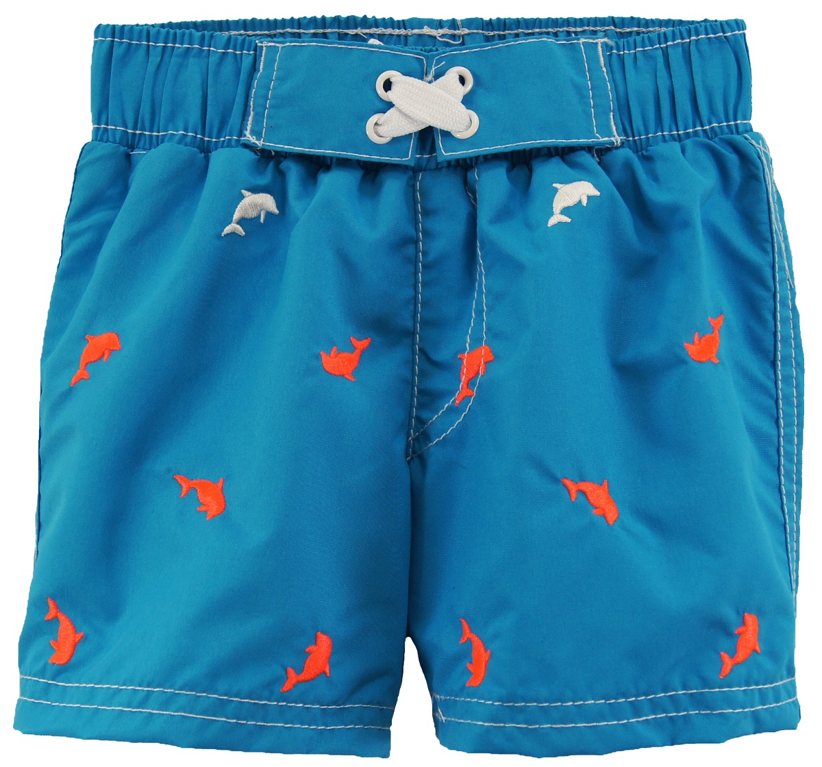 Wippette Baby Boys Cute Dolphin Swim Trunk Rashguard Board Short