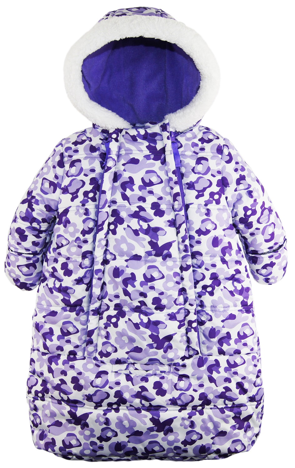 Pink Platinum Baby Girls Snowsuit Carbag Floral Camo Winter Puffer