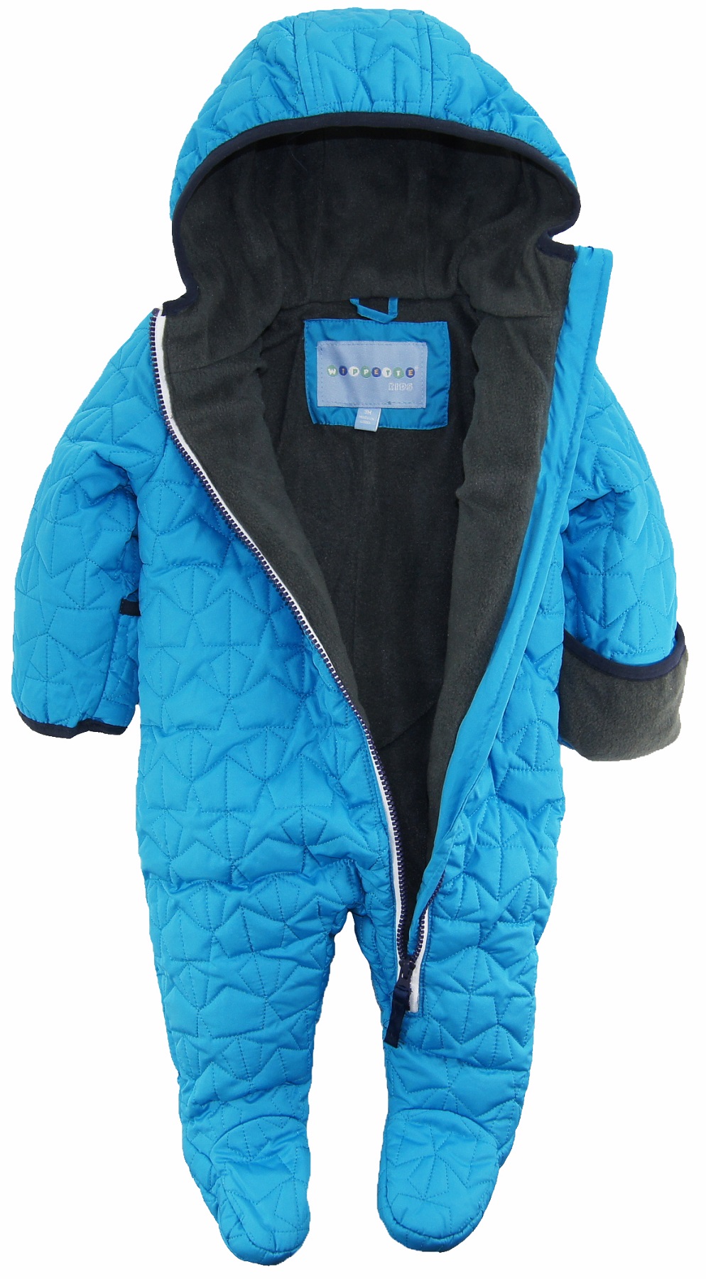 Wippette Baby Boys Footed Quilted Puffer Winter Snowsuit Pram Bunting