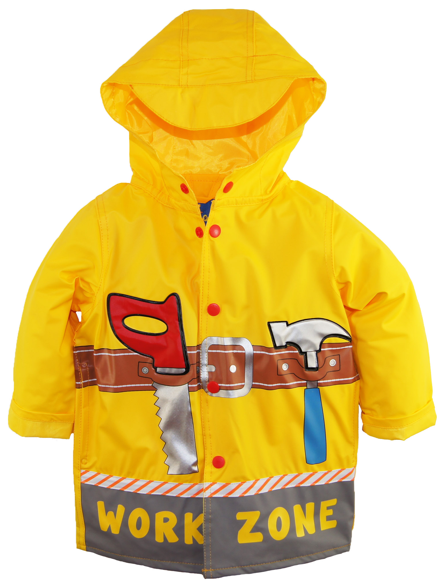 Wippette Baby Boys Waterproof Hooded Construction Raincoat Jacket eBay