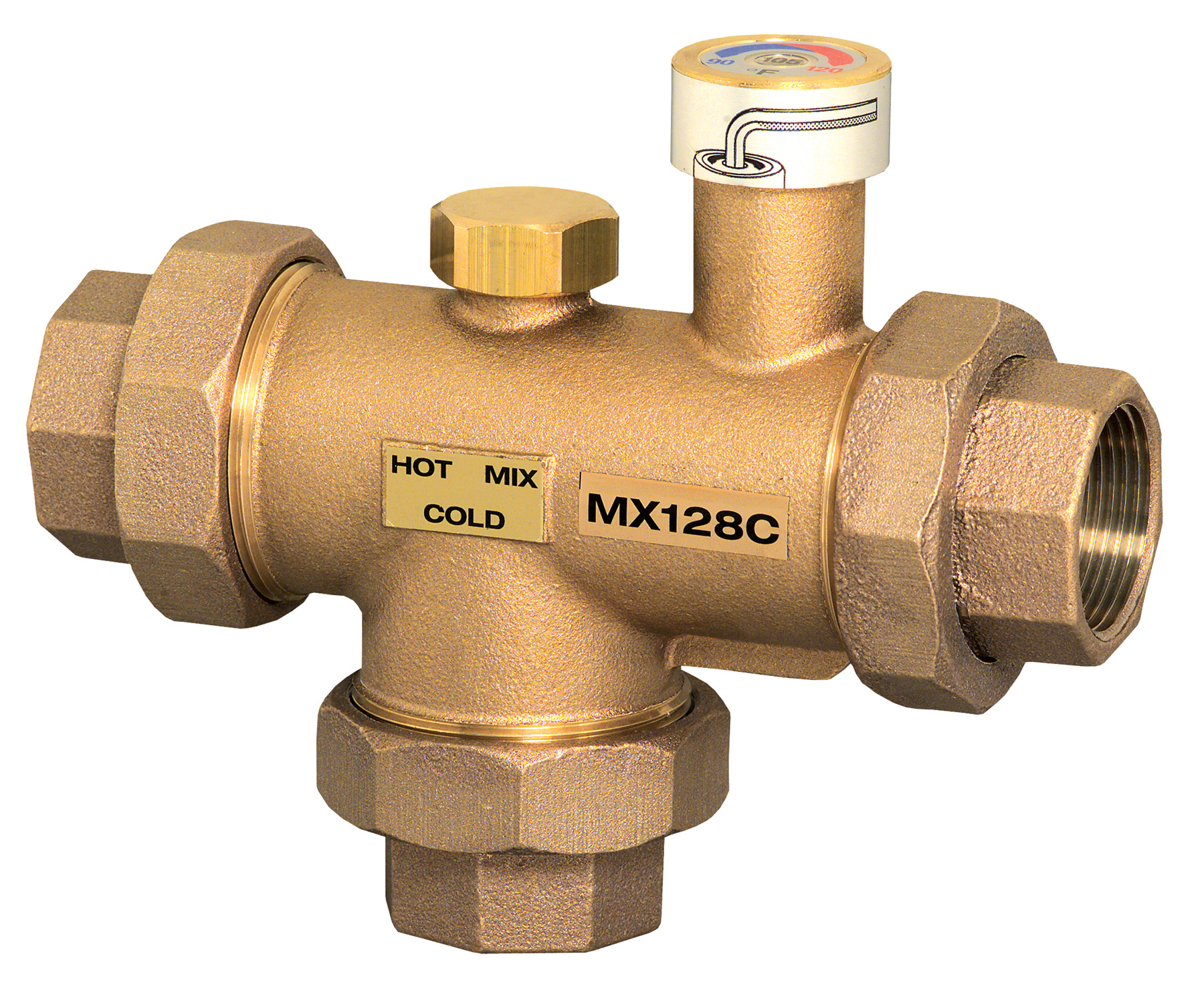 Honeywell Sparco 1 1 4" MX 128 NPT Thermostatic Mixing Valve eBay