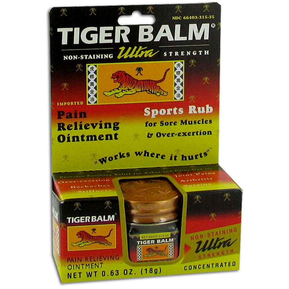 Tiger Balm Ultra Pain Relieving Ointment - .63 oz 39278315103 | eBay