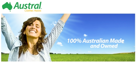 Austral is the
only Outdoor Airier entirely made in Australia