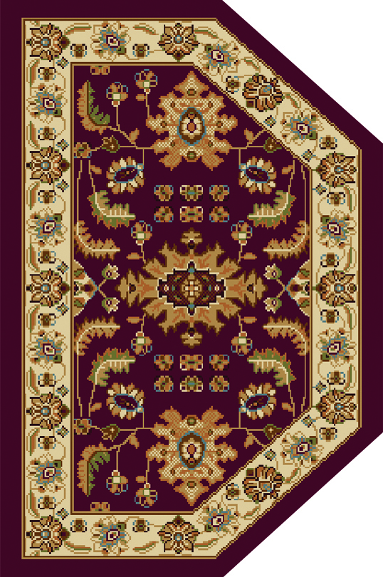 Persian Red Ivory Area Rug 2x3 Hearth Oriental 3206 Actual 23" x 39" eBay