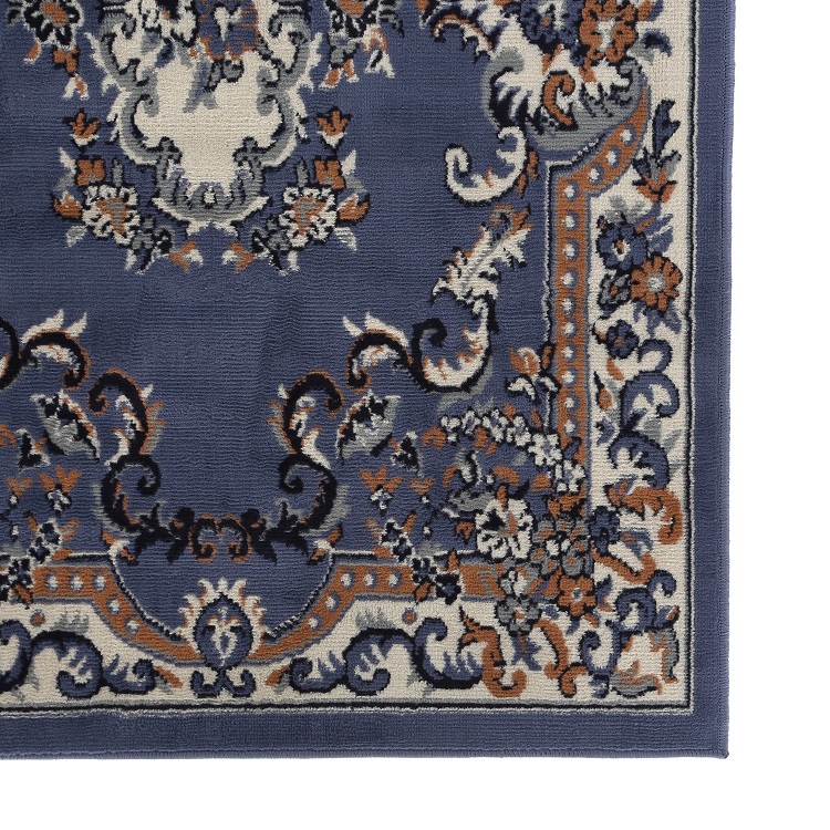 Oriental Floral Border Area Rug 5x8 Scrolls Persian Carpet Actual 5' 2