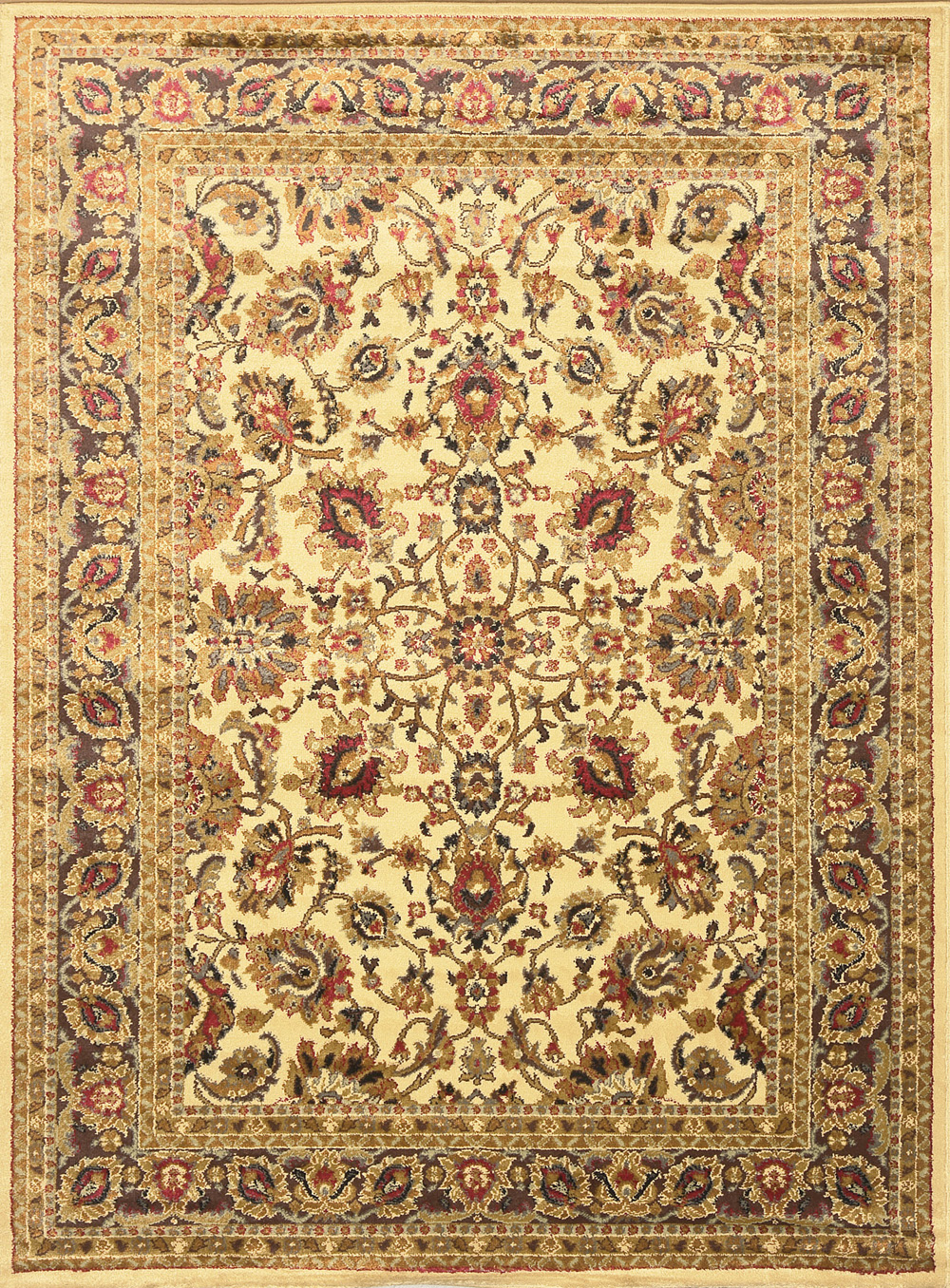 Black Oriental Area Rug 5x7 Bordered Floral Scrolls Carpet Actual 5'2" x 7'2" eBay