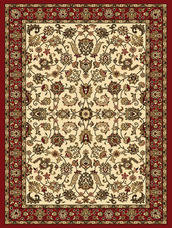 Traditional Floral Area Rug 8x11 Border Vines Oriental Carpet Actual 7