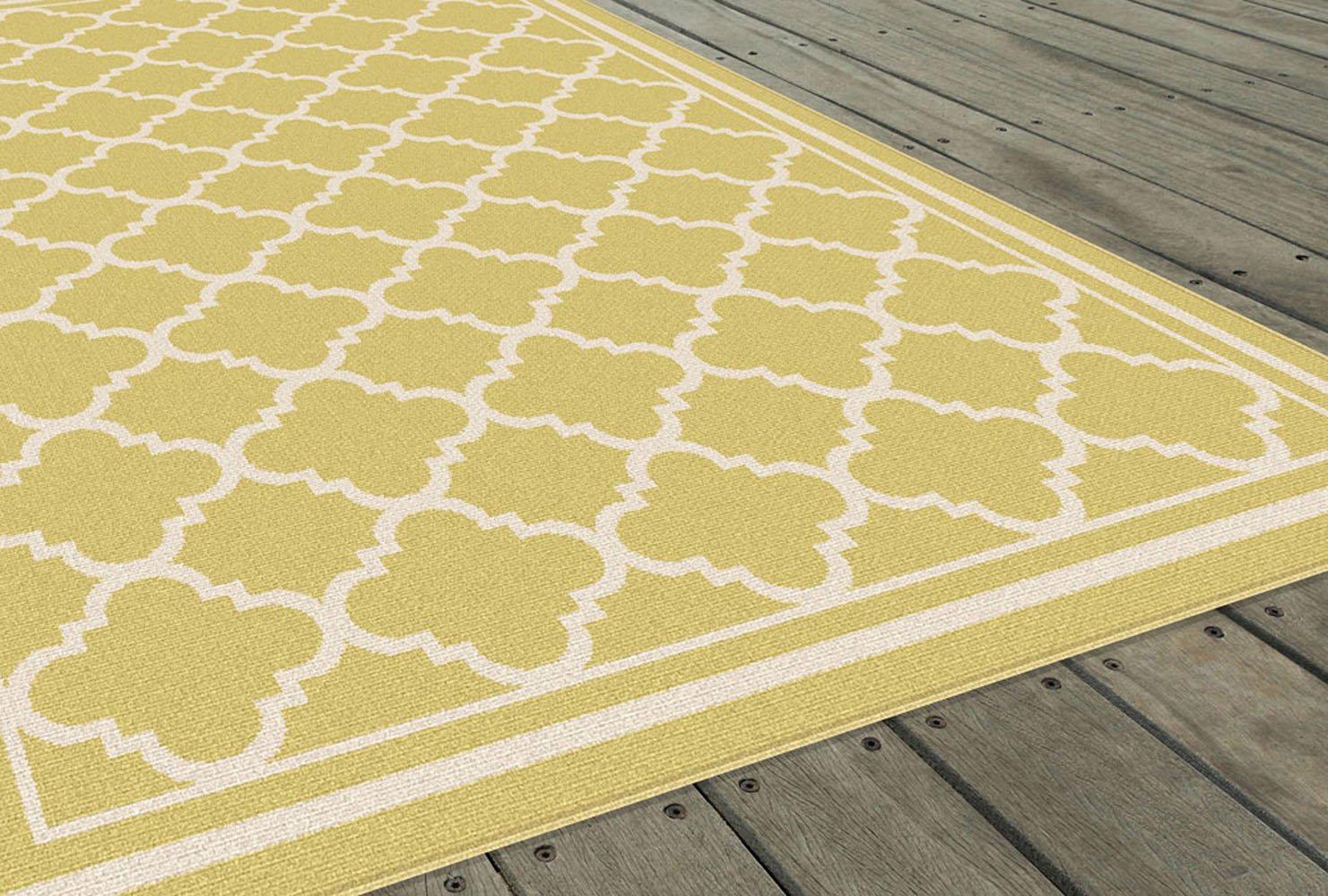 Garden City Yellow Transitional Moroccan Outdoor Geometric GCT1012 Area Rug eBay
