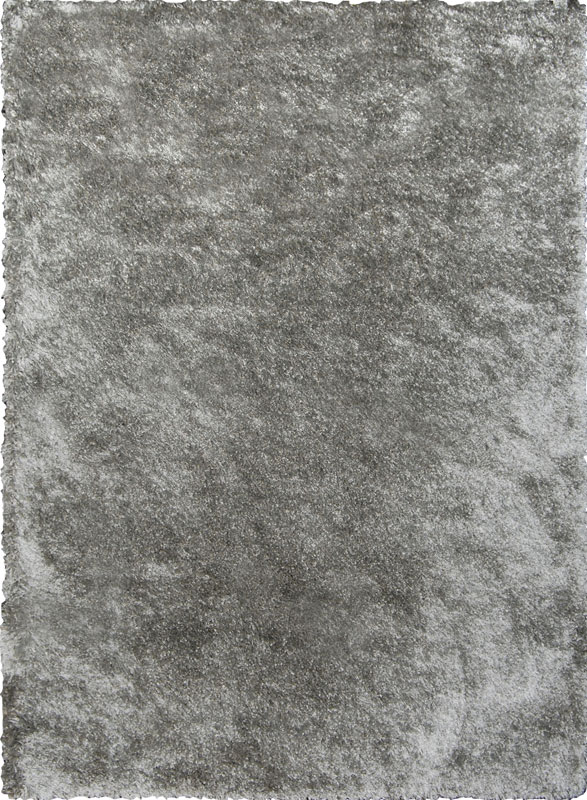 Grey Solid Shag Area Rug 8x10 Texture Modern Actual 7' 7" x 10' 2" eBay