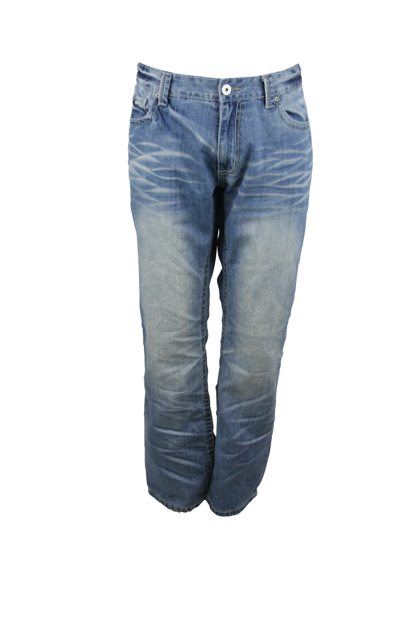 INC International Concepts Mens Faded Denim Copenhagen Boot Jeans 38x30 $69 Used | eBay