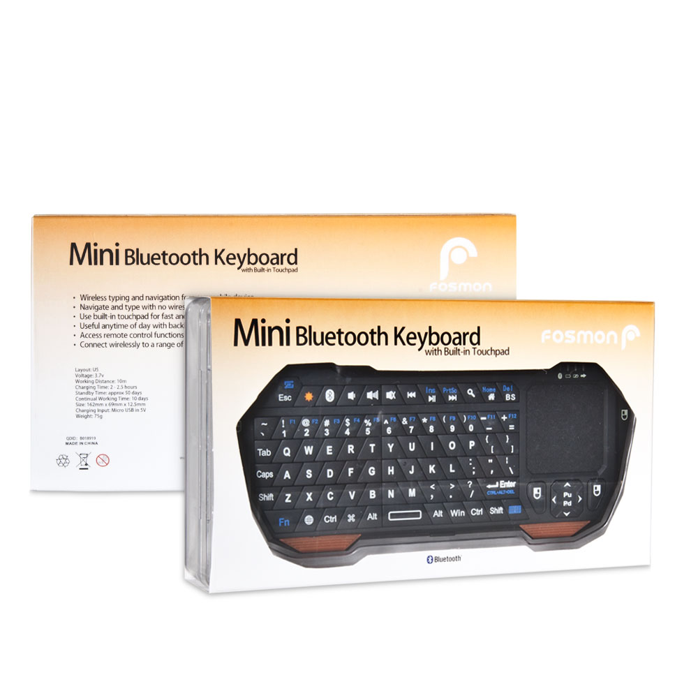 Mini Portable Wireless 10m Remote Bluetooth Keyboard with MultiTouch