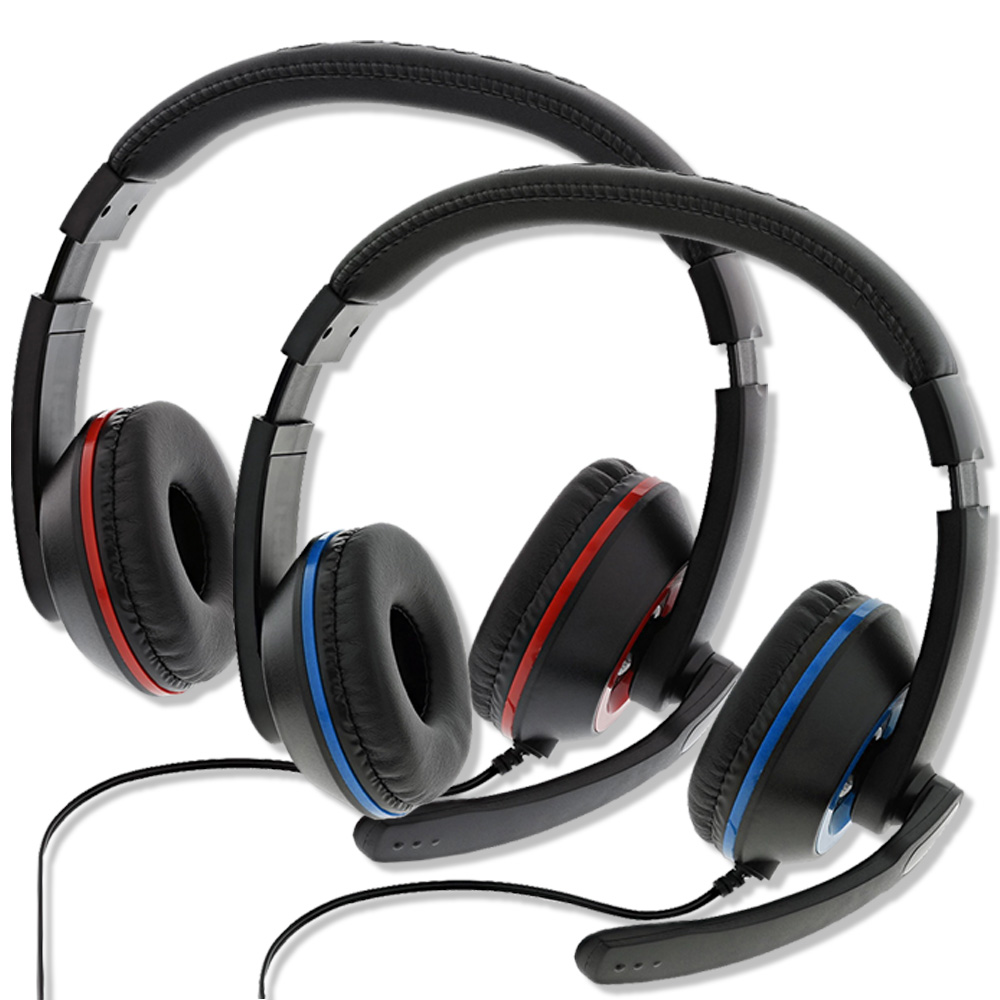 On Ear Stereo 3 5mm Plug Wired Gaming Headset for PS4 Xbox One PC Phone Tablet eBay