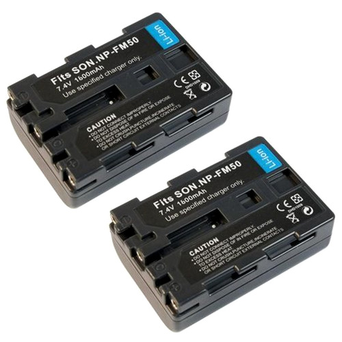 2x Fosmon Battery for Sony NPFM30 NPFM50 DSCS30 DSCS85 F707 F717 (2