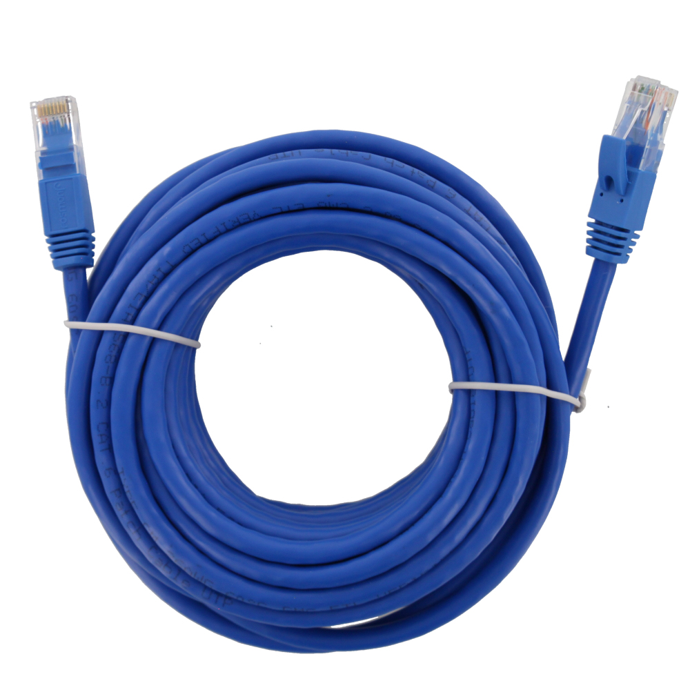 25ft Cat6 Network LAN Patch Cable Cord Blue for Router PS4 PS3