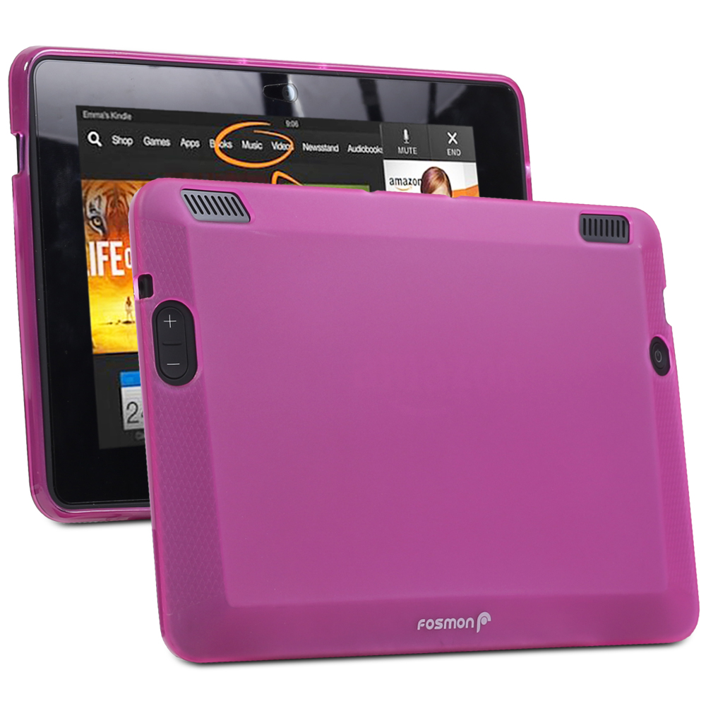 Amazon Kindle Fire HDX 7" Inch Frosted Matte TPU Soft Gel Rubber Case
