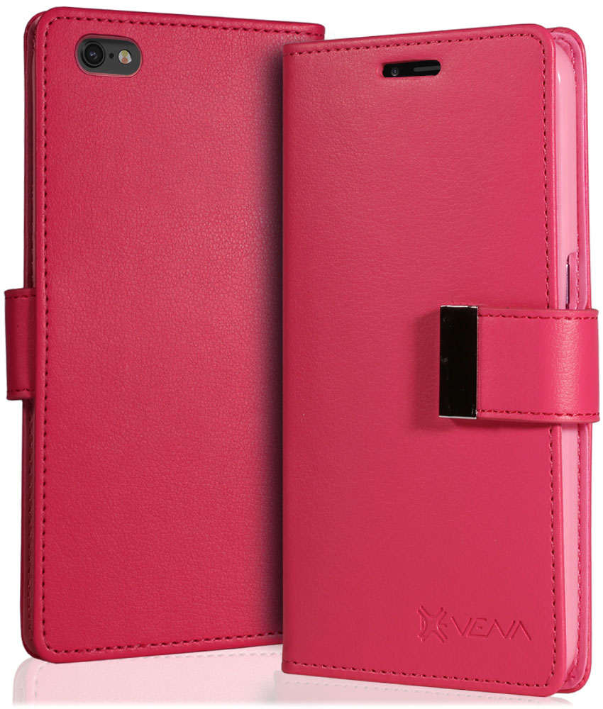 Premium Vintage Luxury Leather Wallet Folding Case Cover Card Slots