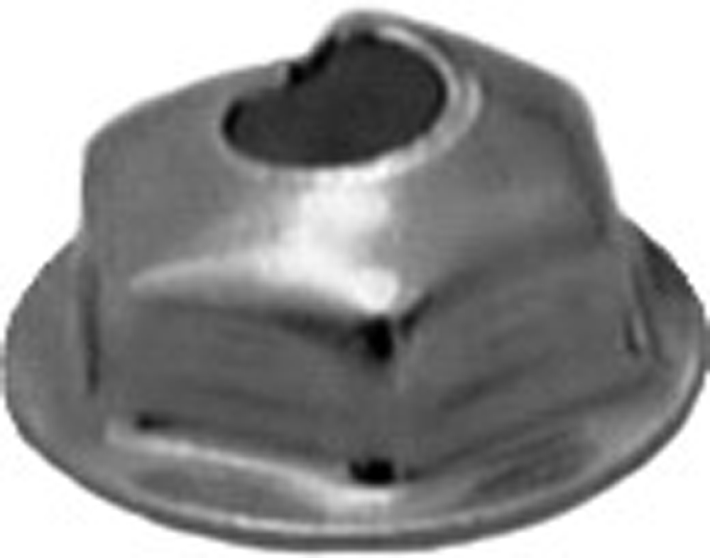 100 1024 Washer Lock PAL Nut 1/2" O.D. 3/8" Hex Zinc
