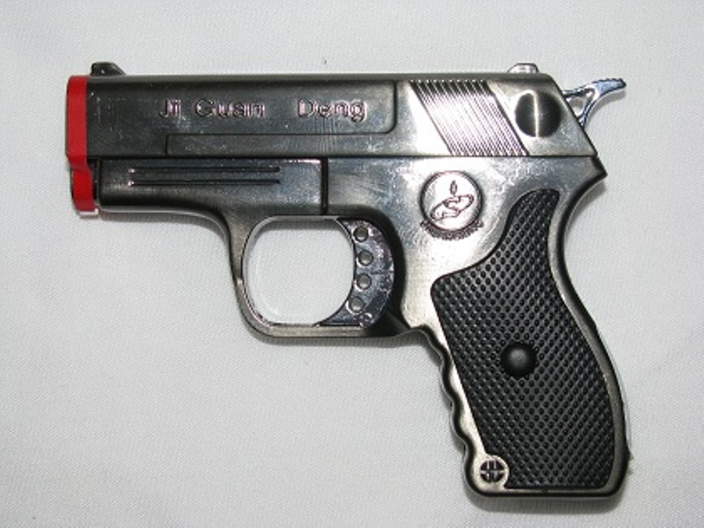 Hand Gun Replica Lighter with Laser pointer eBay