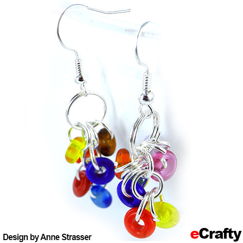 Attach completed dangles to bottom loop ear wires SKU 1158
