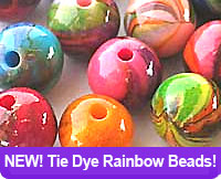 Rainbow Resin Beads