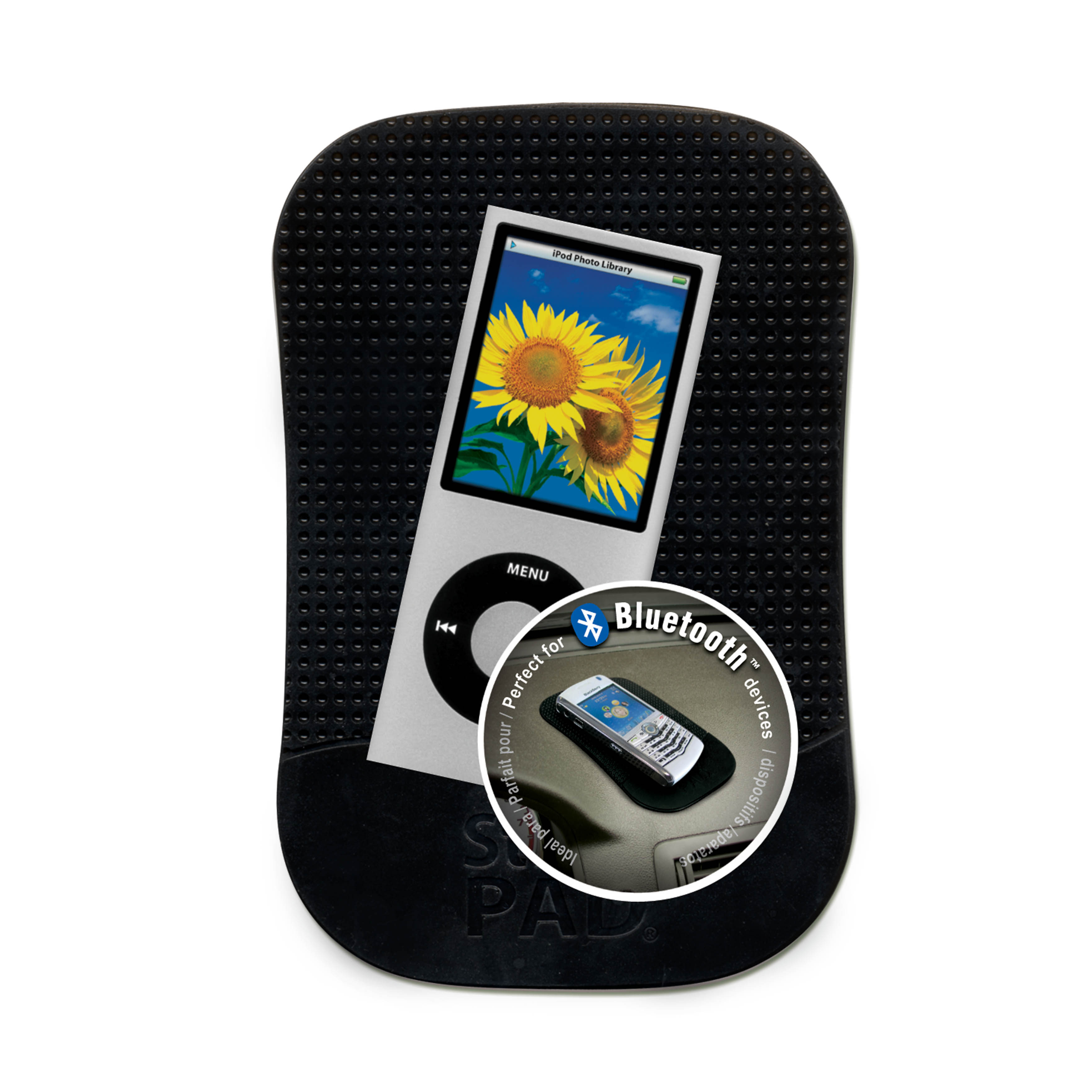 Black Sticky Pad Dash Smartphone Dash Mount eBay