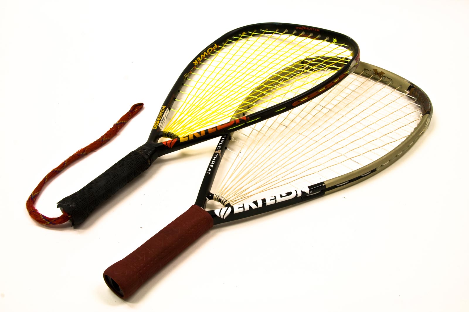 2 Ektelon Racquetball Racquets Triple Threat Deliverance & Power Ring