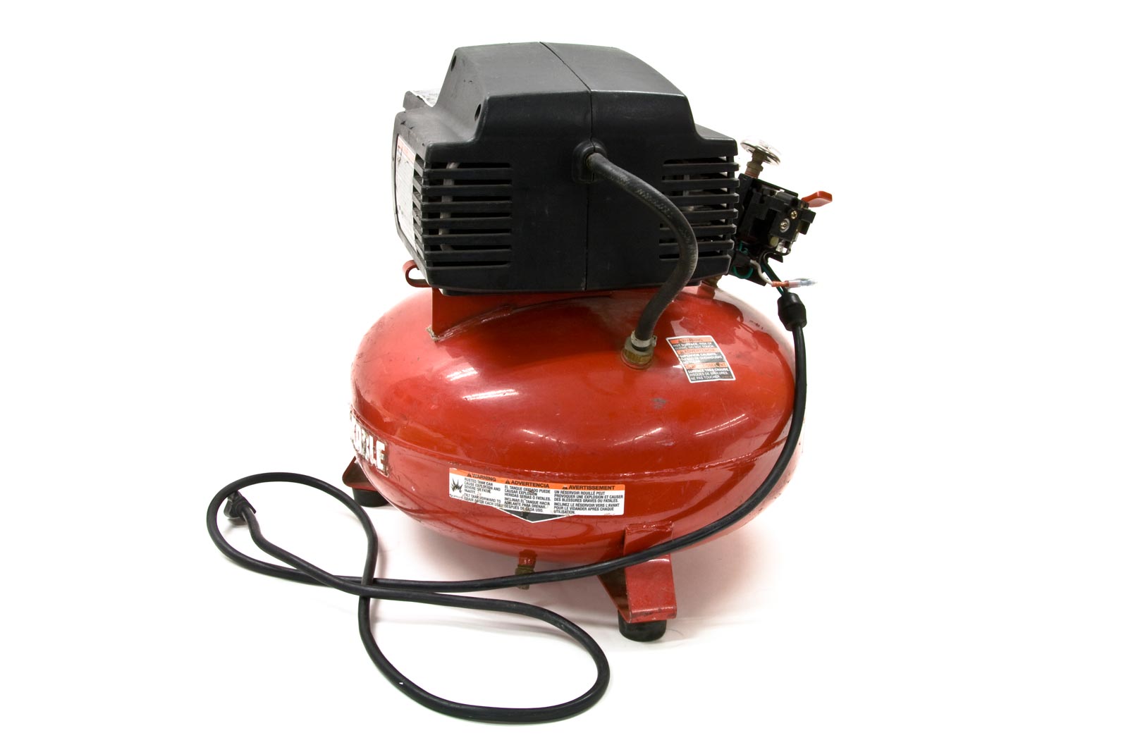 Porter Cable Air Compressor Model CFFN250N 2hp 135psi 6 Gallon Tank eBay