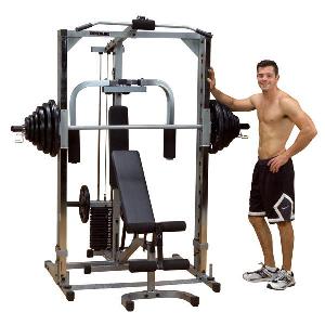 Buy home gym fitness equipment - BodySolid PowerLine Smith Machine System Total Home Gym