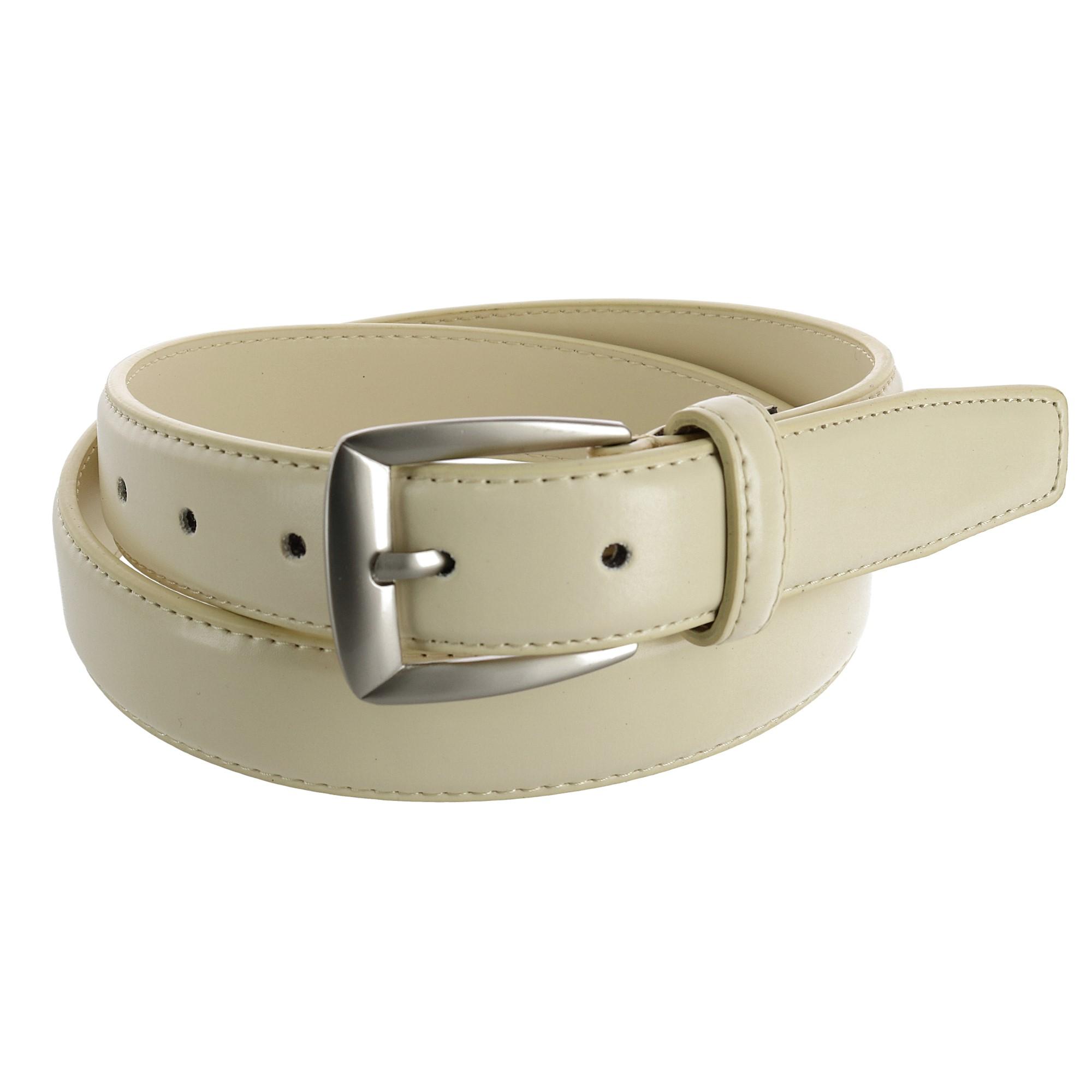 CTM Men's Leather 1 1/4 inch Basic Dress Belt