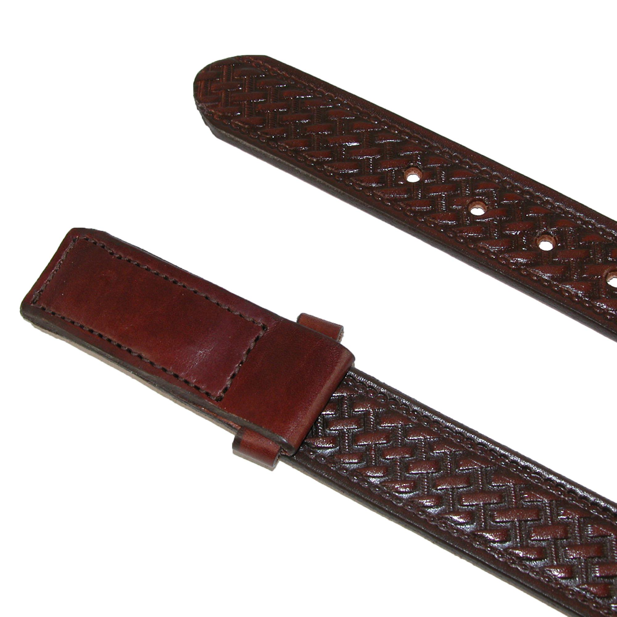 mens weave belt