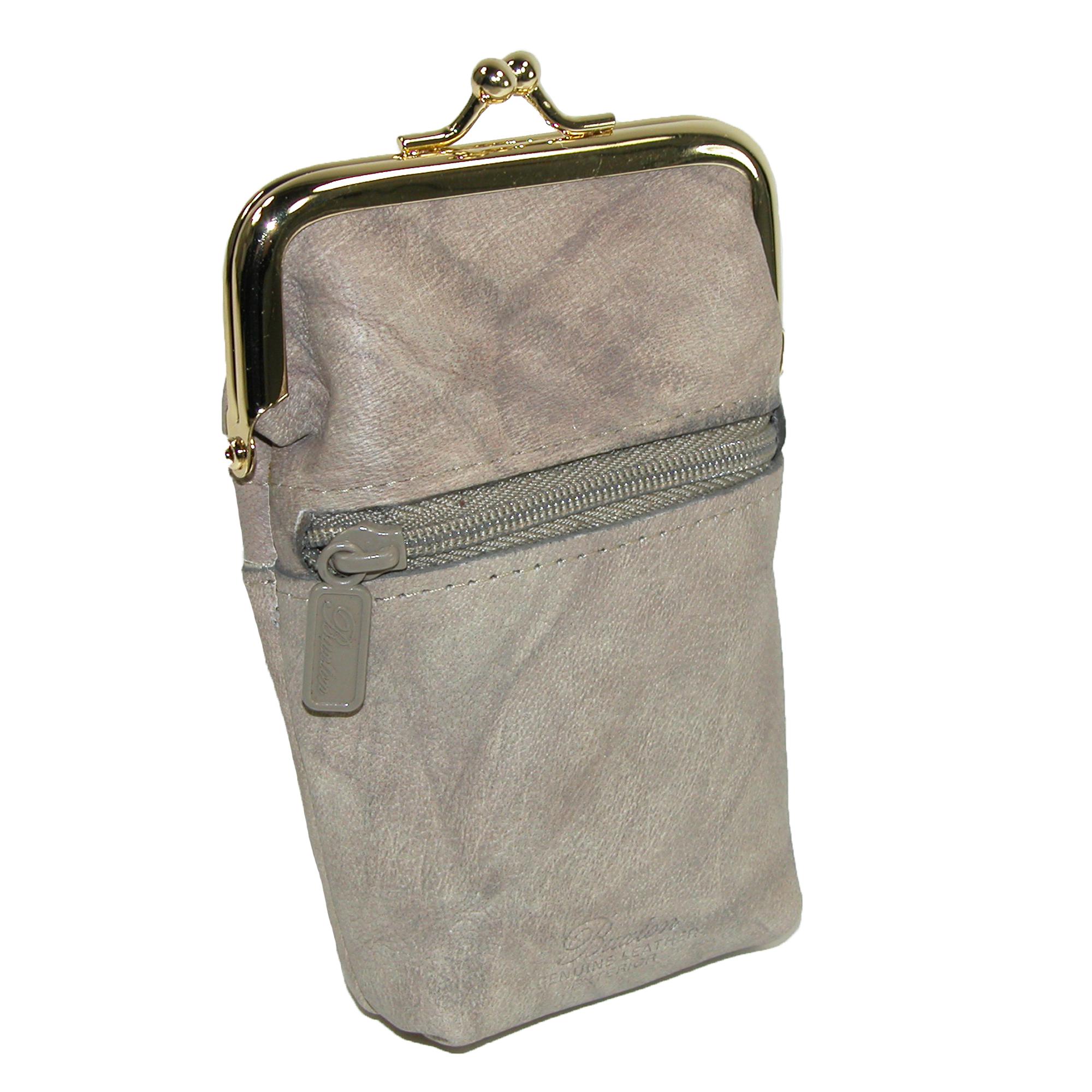 New Buxton Women's Leather Framed Cigarette Case Wallet with Floral Emboss eBay