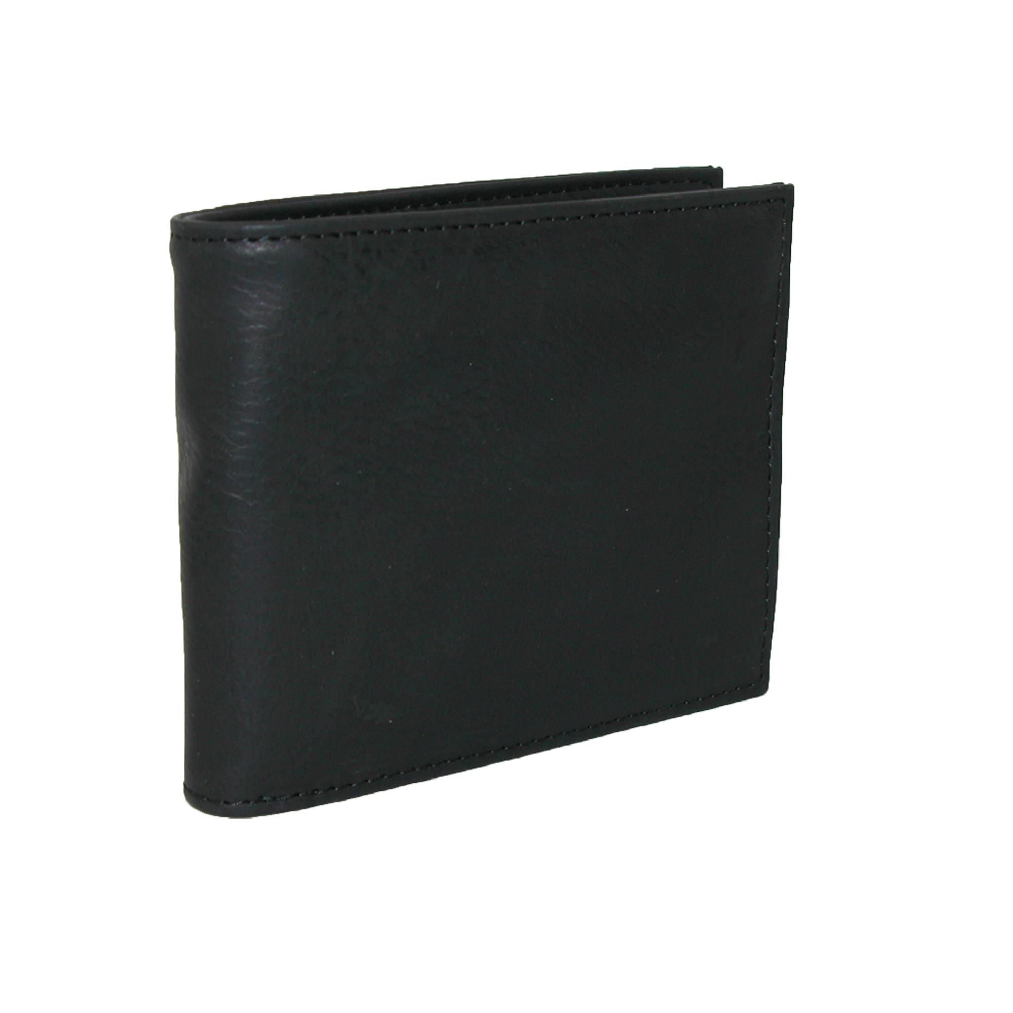 Buxton Men's Leather RFID Convertible 3-in-1 Bifold Wallet