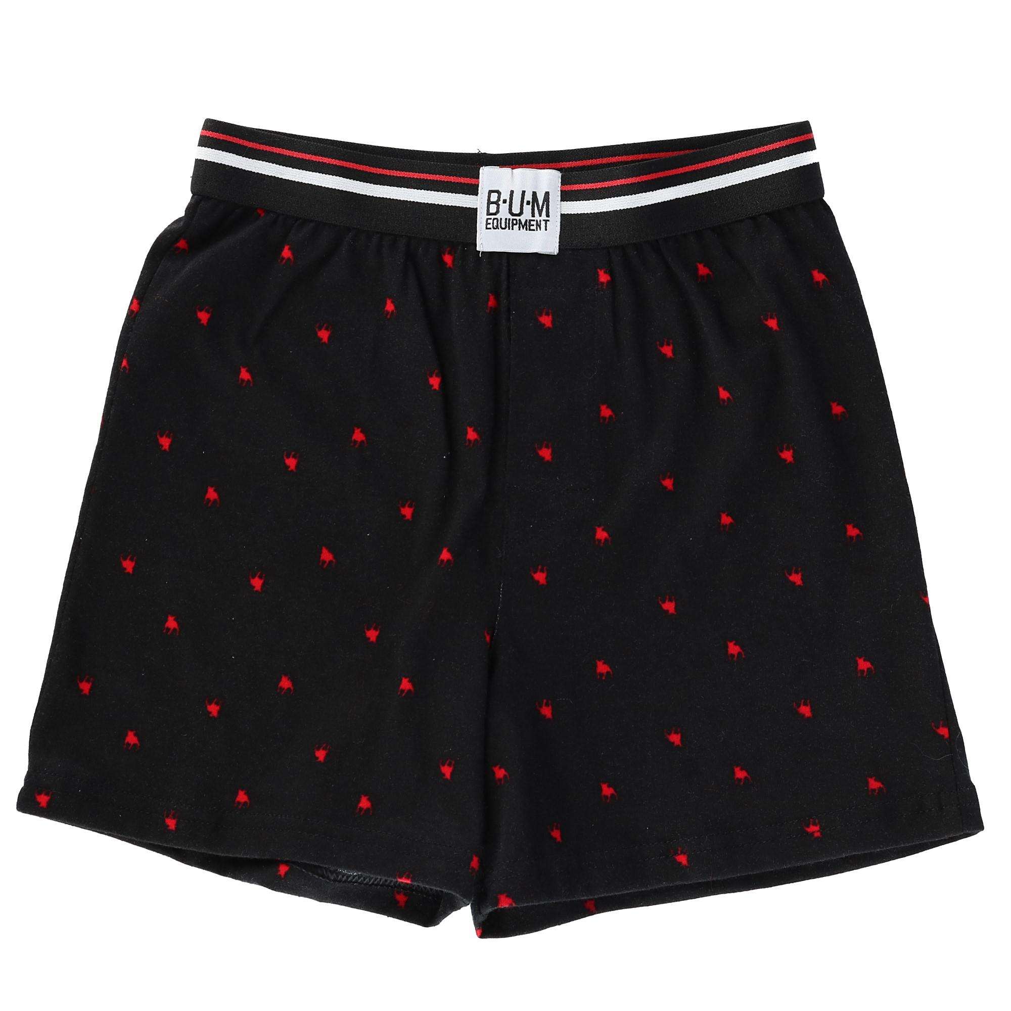 Boy/'s Knit Boxer Short Underwear 2 Pair Pack New B.U.M
