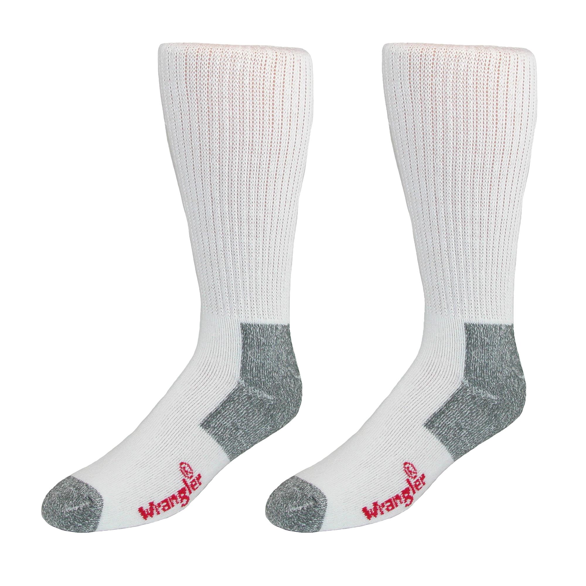 New Wrangler Men's OTC Cotton Work Boot Sock (Pack of 4) eBay