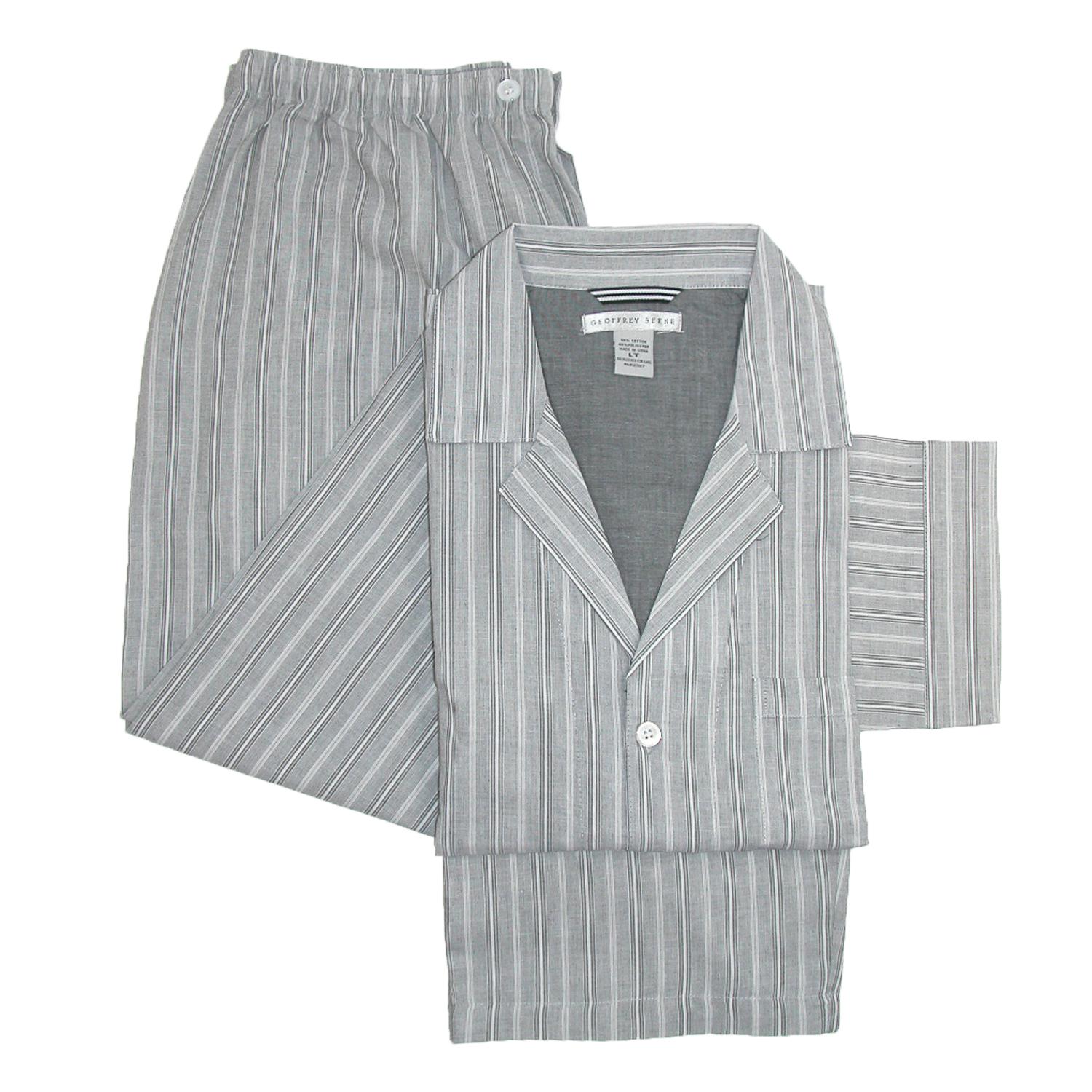 Geoffrey Beene Men's Long Sleeve Long Pant Pajama Set