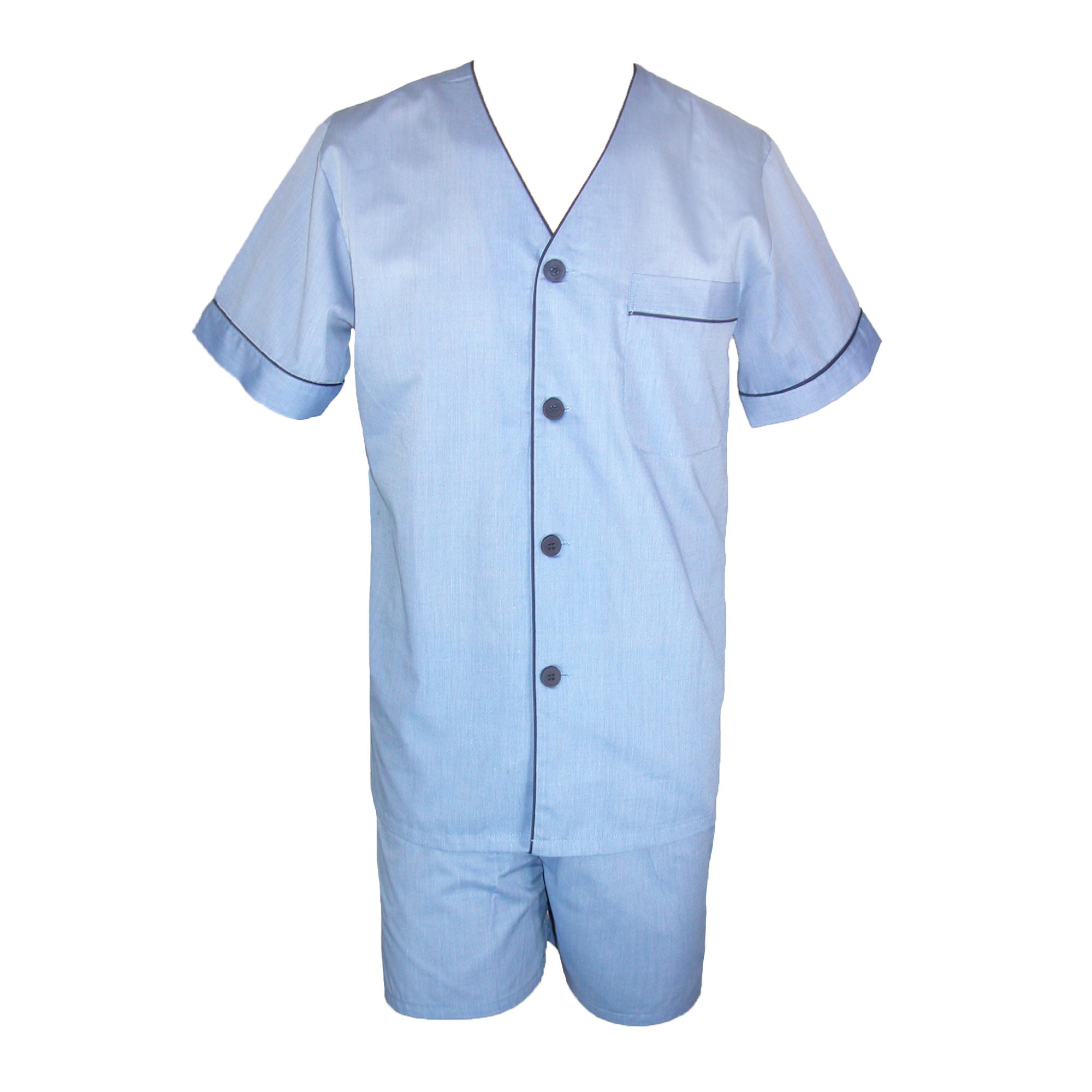 Majestic International Men's Cotton Easy Care Short Pajama Set
