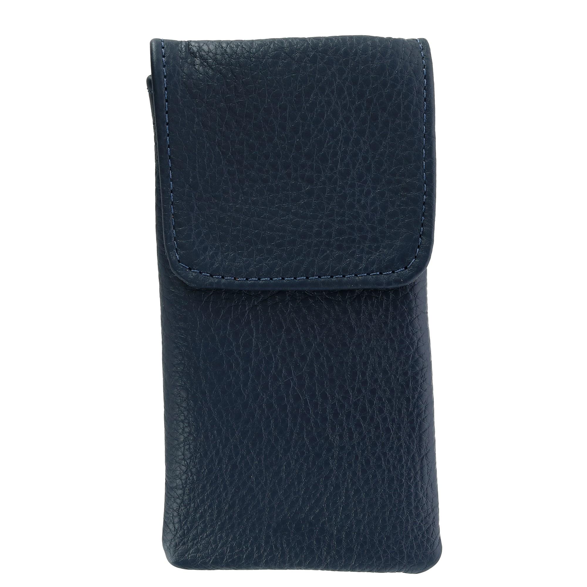 New CTM Leather Soft Eyeglass Case with Holster Clip