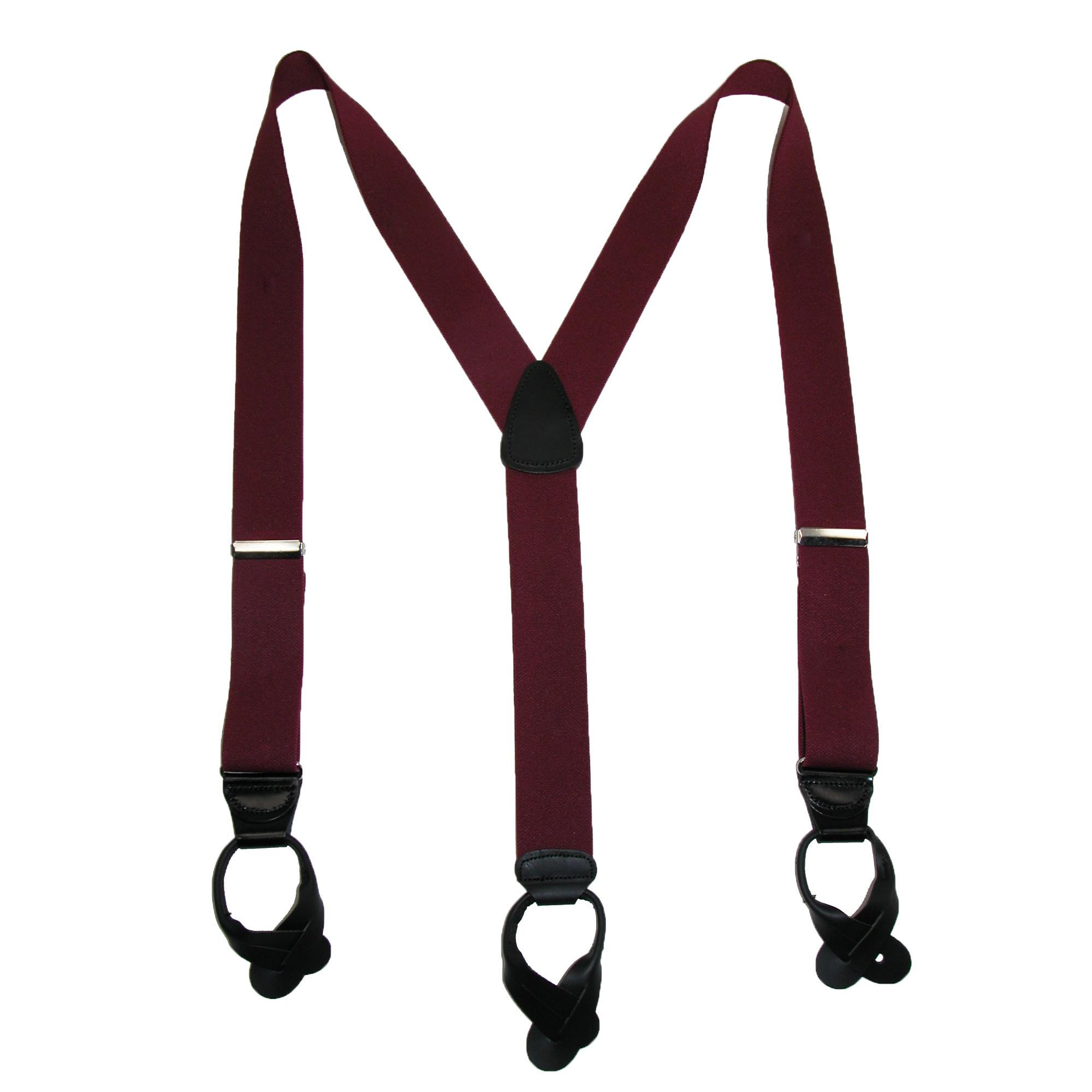 New CTM Men's Big & Tall Elastic Button End Suspender with Bachelor Buttons eBay