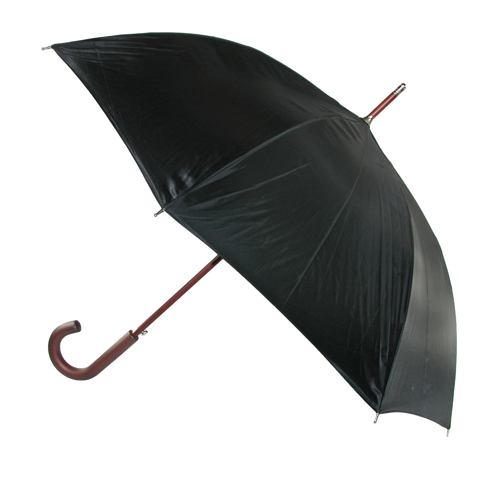 Totes Wooden Hook Handle 38 Inch Stick Umbrella Totes Wooden Hook Handle 38 Inch Stick Umbrella