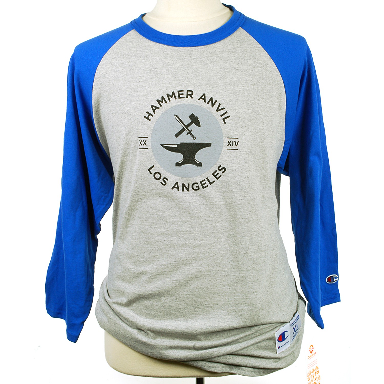 Men's Baseball TShirt Sports Tee 3/4 Sleeve Raglan Jersey Shirt by
