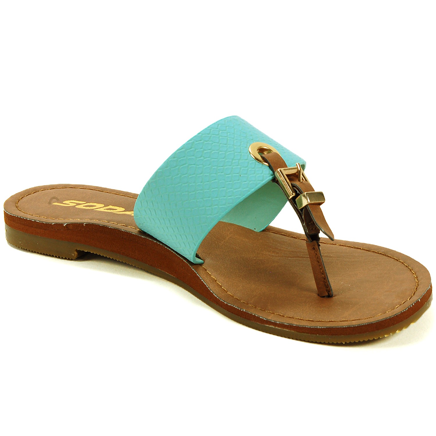 flip flops with buckle