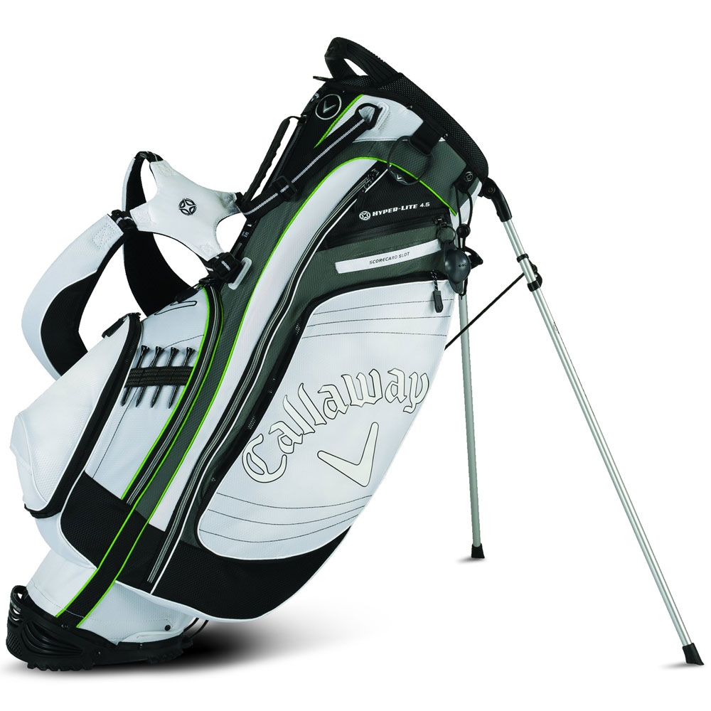 Callaway Golf 2013 Hyper Lite 4 5 White Stand Bag eBay Callaway Golf 2013 Hyper Lite 4 5 White Stand Bag eBay