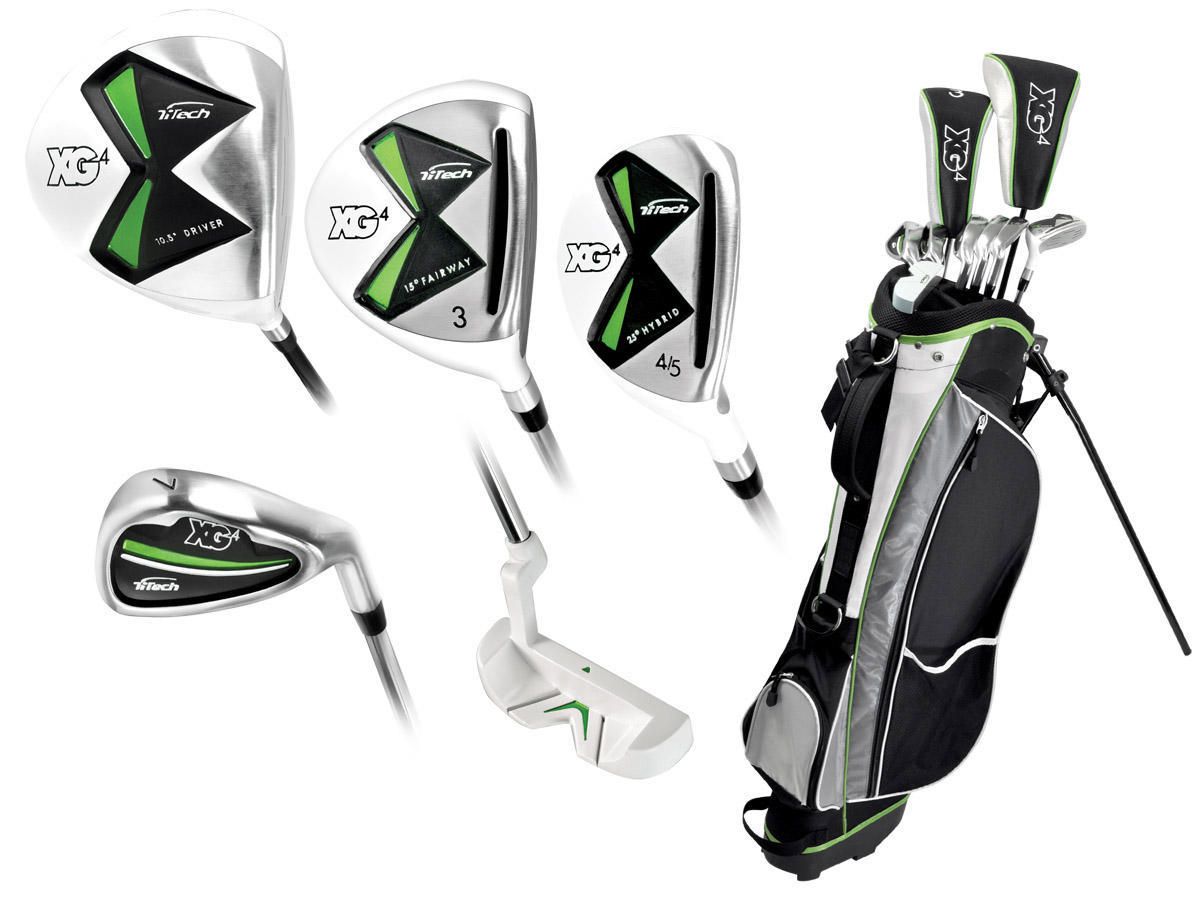 TiTech XG4 Complete Golf Set Men's Right Hand Uniflex Graphite/Steel eBay