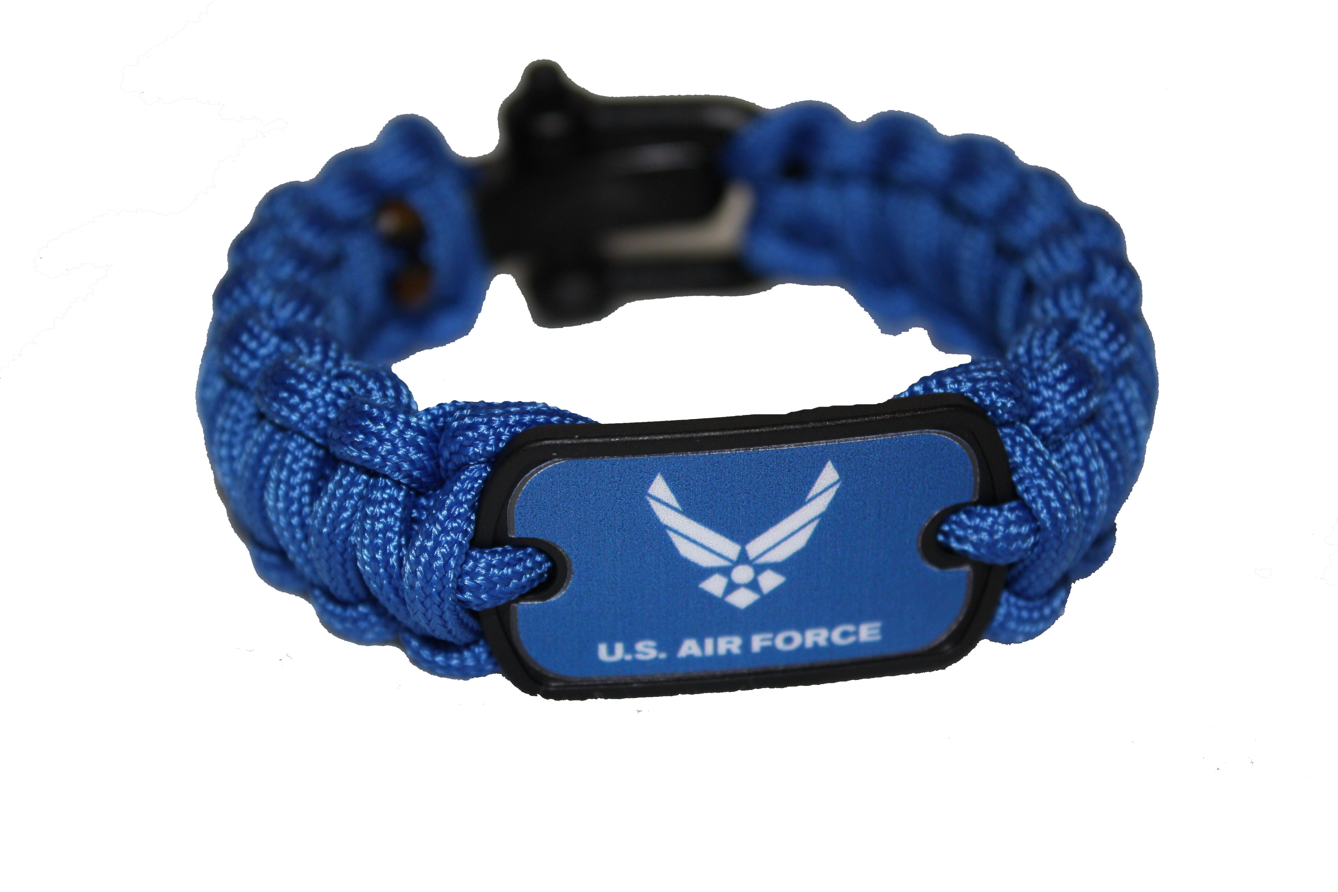Survival Bracelet US Air Force Paracord Safety Wrist Strap