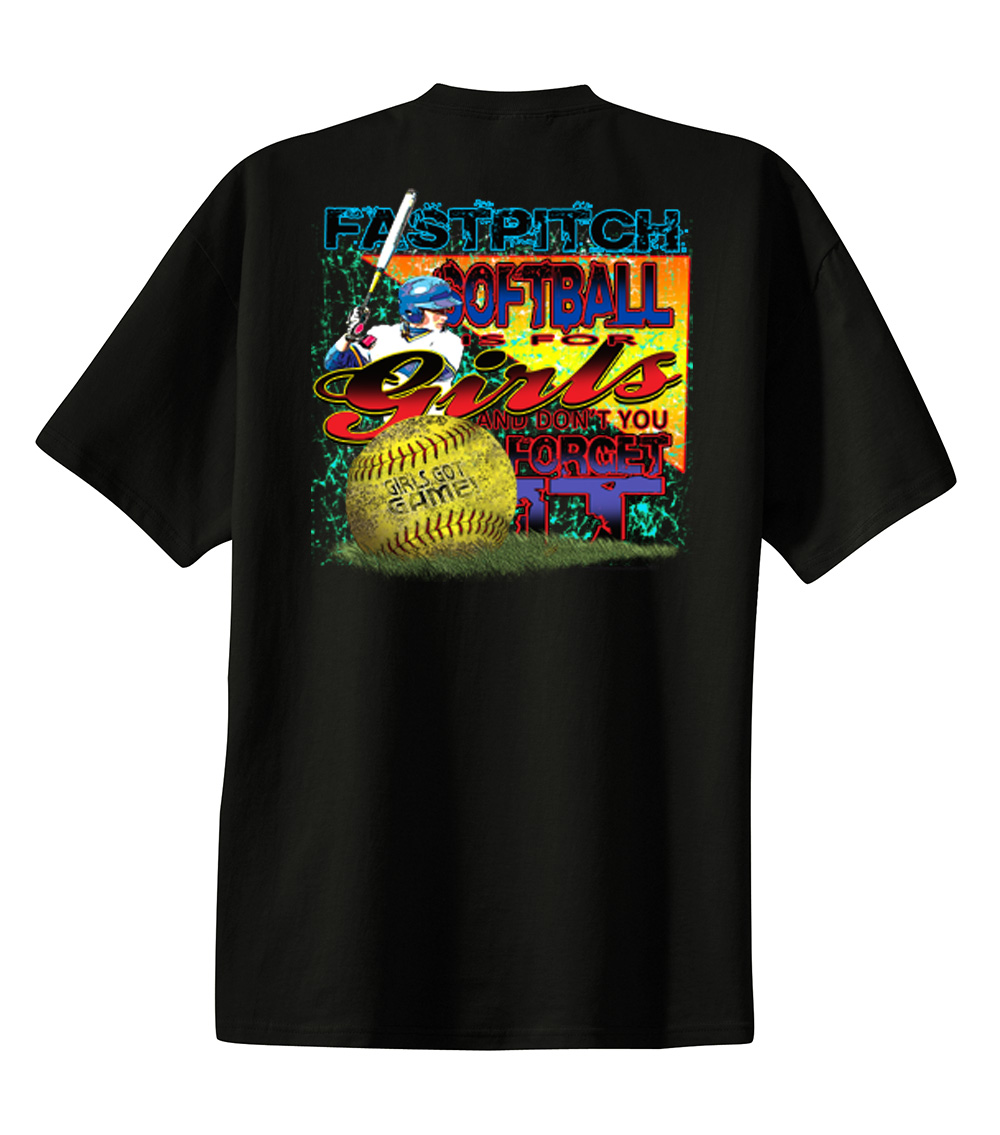 Softball TShirt Fastpitch is For Girls Don't You It