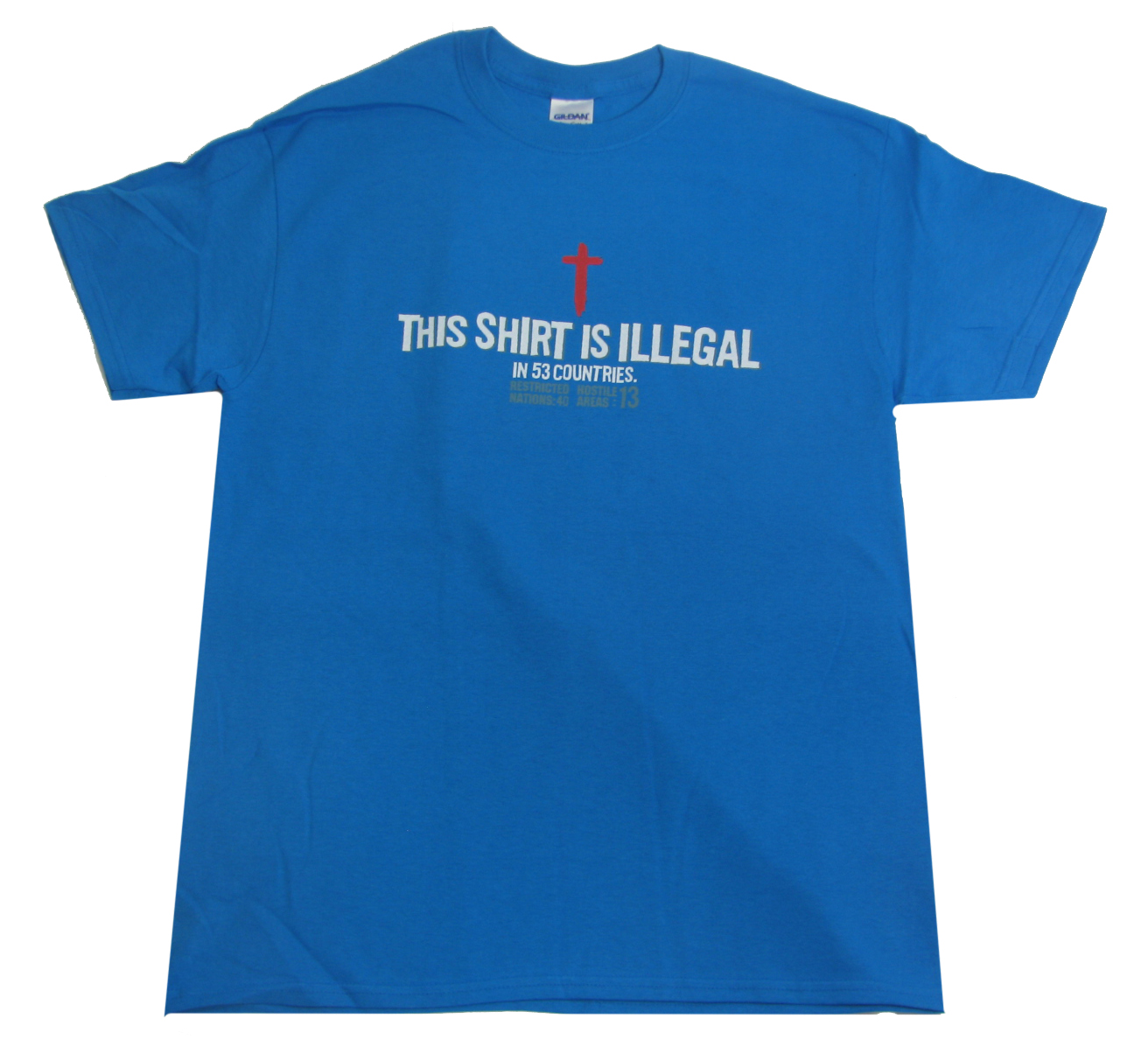 Christian Tshirt This Shirt Is Illegal in 53 Countries eBay