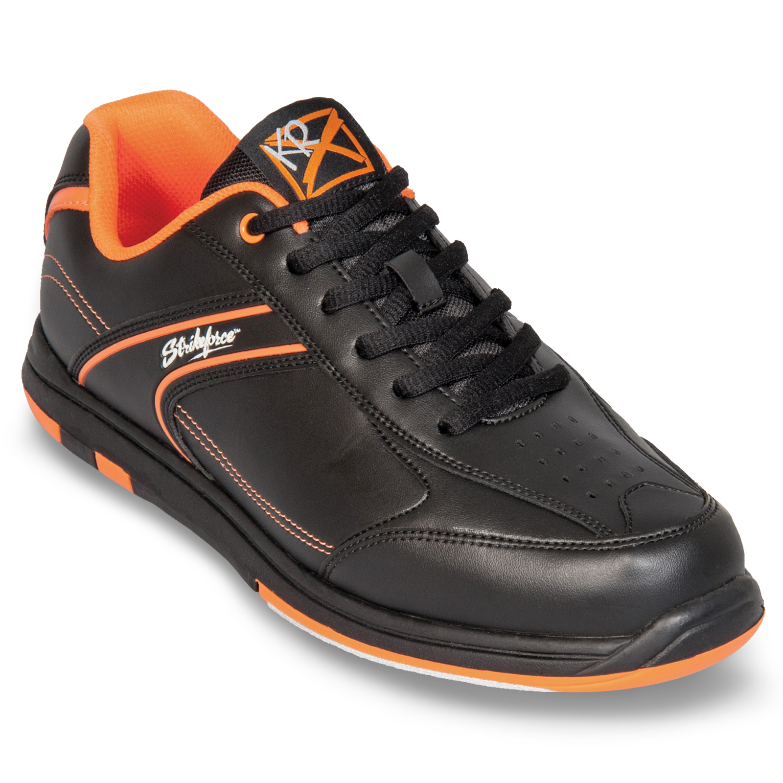 Strikeforce Mens Flyer Black/Orange Bowling Shoes