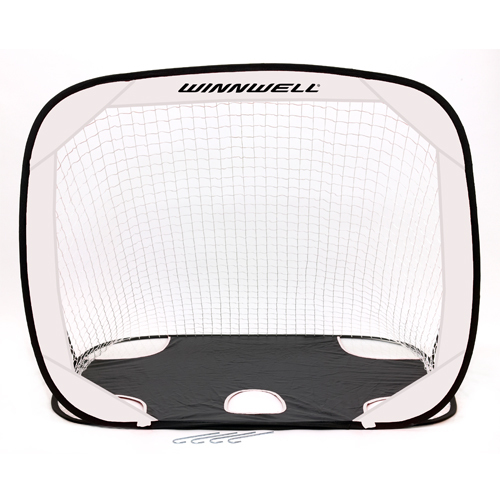 Hockey Stick Winnwell Hockey Skill Training Net- 72 Heavy Duty Shooter Tutor Hockey Net With 1.5 Posts, Equipment To Help Improve Shot Accuracy For Kids, Teens Winnwell Hockey Net